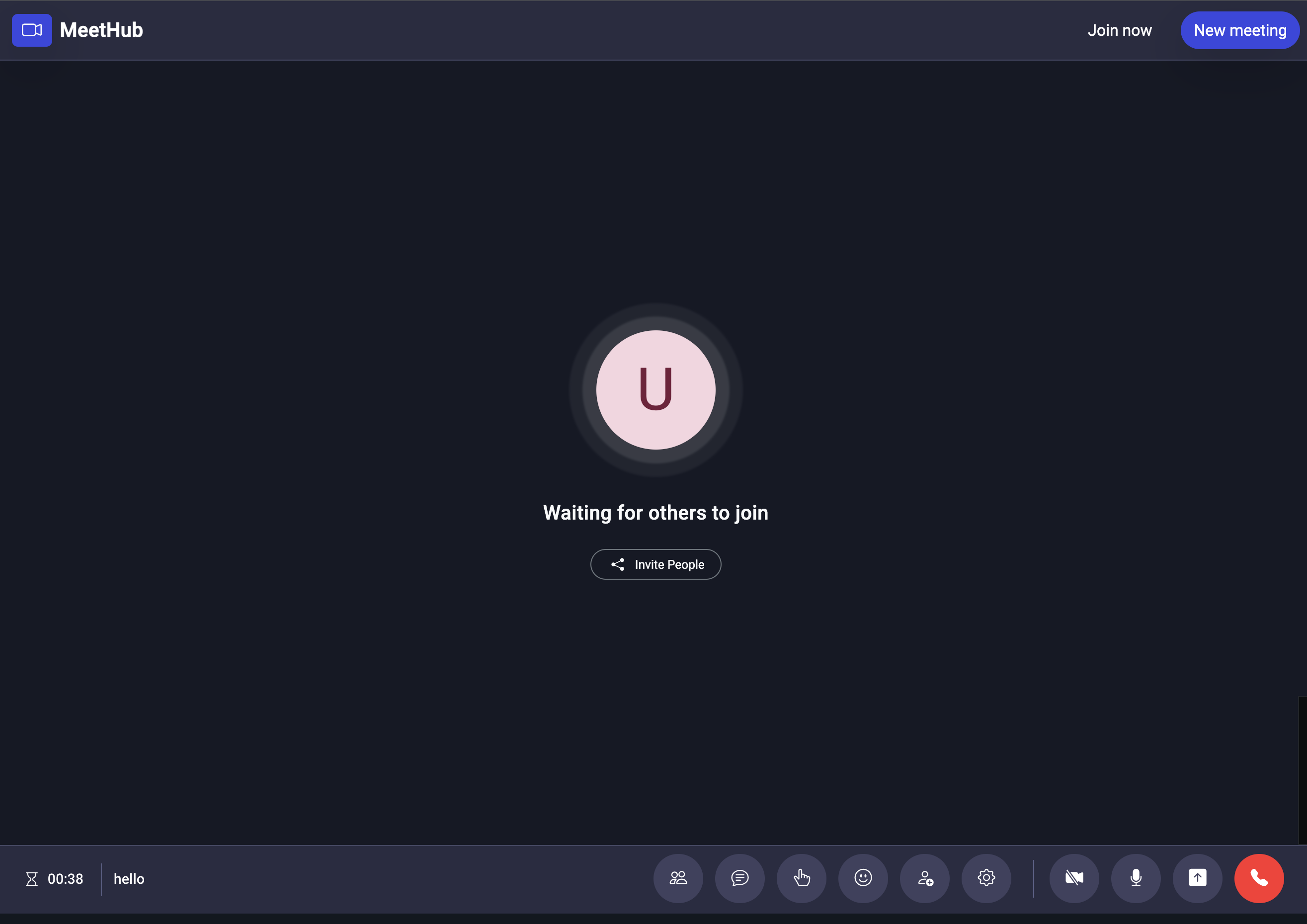 MeetHub Interface